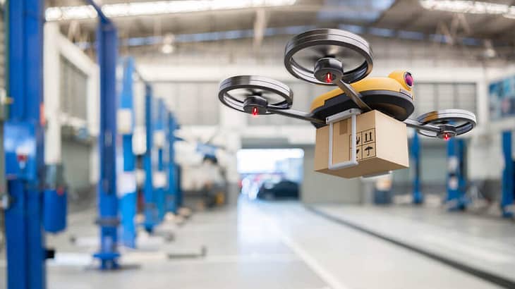 Tecnologia e logistica: droni per gestire l'inventario
